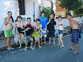 サーフリビング・サーフィンスクールの様子