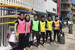 CCC by VENICEサーフィンスクールのレッスン風景