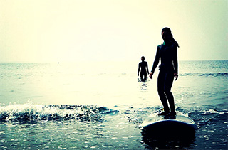 guidance surfのレッスン風景